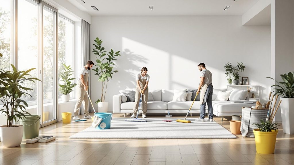 Diamond white cleaning solutions doing an end of tenancy clean